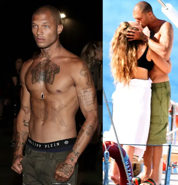 The Mugshot Man Jeremy Meeks Sparks Affair After Being Spotted Enjoying A Kiss With Chloe Green